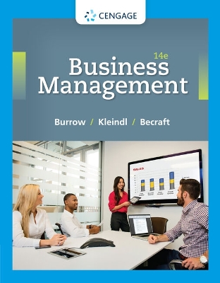 Book cover for Student Activity Guide for Burrow/Kleindl's Business Management, 14th