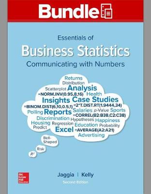 Book cover for Gen Combo Looseleaf Essentials of Business Statistics; Connect Access Card