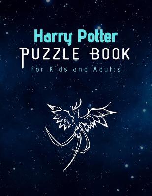 Book cover for Harry Potter Puzzle Book for Kids and Adults