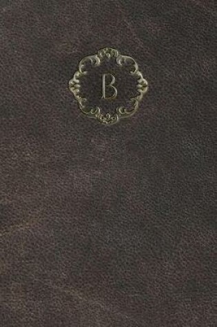 Cover of Monogram "B" Meeting Notebook