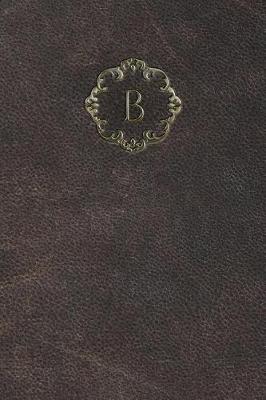 Book cover for Monogram "B" Meeting Notebook