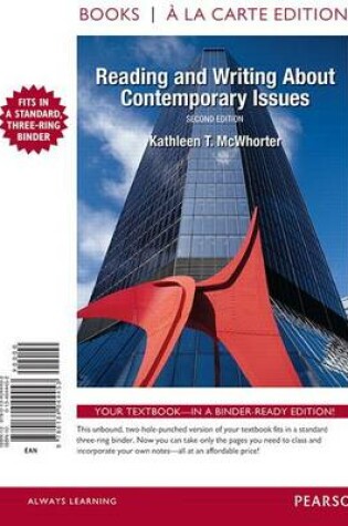 Cover of Reading and Writing about Contemporary Issues, Books a la Carte Edition