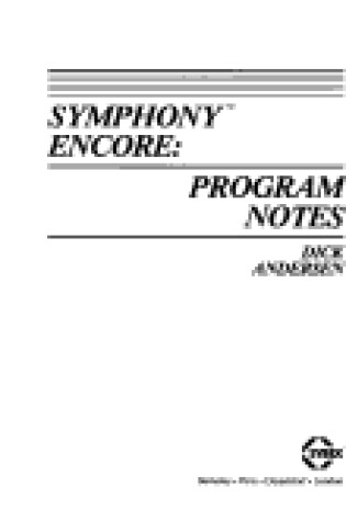 Cover of SYMPHONY Encore