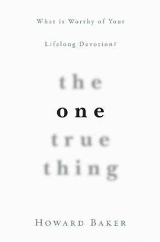 Cover of The One True Thing