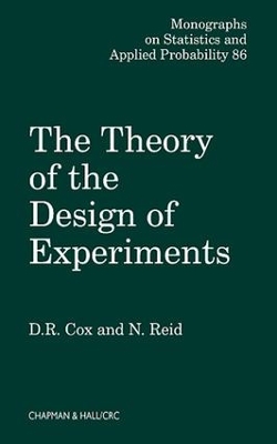 Cover of The Theory of the Design of Experiments