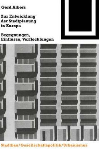 Cover of Zur Entwicklung der Stadtplanung in Europa