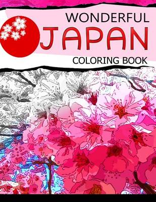 Book cover for Wonderful Japan Coloring Book