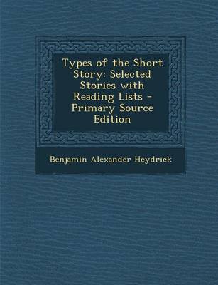 Book cover for Types of the Short Story