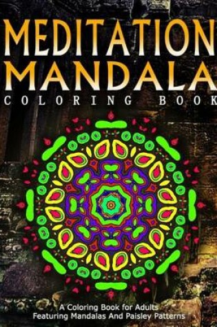 Cover of MEDITATION MANDALA COLORING BOOK - Vol.17