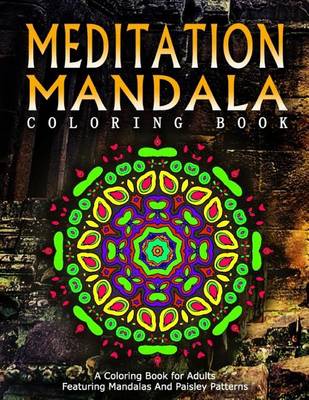 Book cover for MEDITATION MANDALA COLORING BOOK - Vol.17