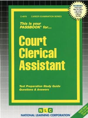 Book cover for Court Clerical Assistant