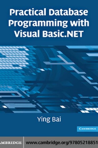 Cover of Practical Database Programming with Visual Basic.NET