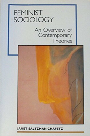 Cover of Feminist Sociology