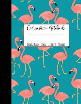 Book cover for Flamingo Composition Notebook