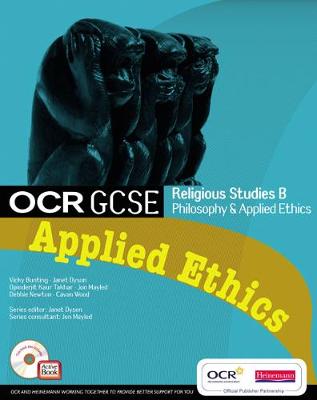 Book cover for OCR GCSE Religious Studies B: Applied Ethics Student Book with ActiveBook CDROM