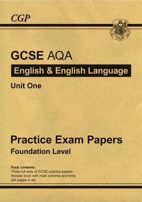 Book cover for GCSE English AQA Practice Papers - Foundation