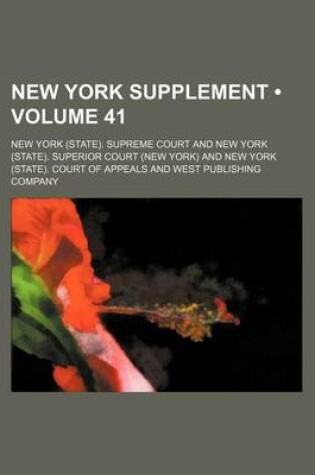 Cover of New York Supplement (Volume 41)