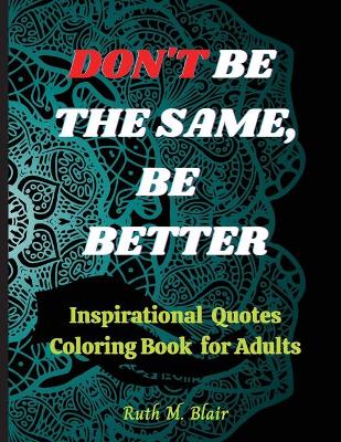 Cover of Inspirational Quotes Coloring Book