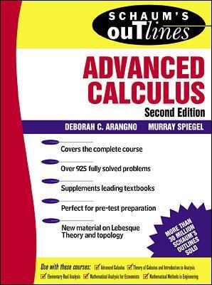 Book cover for Schaum's Outline of Advanced Calculus