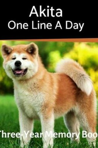 Cover of Akita - One Line a Day