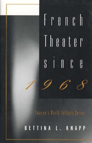 Book cover for French Theatre Since 1968