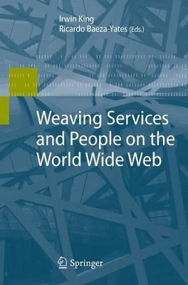 Book cover for Weaving Services and People on the World Wide Web