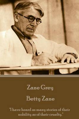 Book cover for Zane Grey - Betty Zane