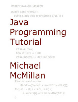 Book cover for Java Programming Tutorial