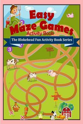 Book cover for Easy Maze Games Activity Book