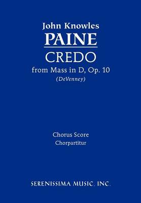 Book cover for Credo (from Mass, Op. 10) - Chorus Score