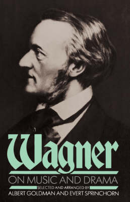 Book cover for Wagner On Music And Drama