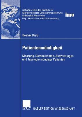 Book cover for Patientenmündigkeit