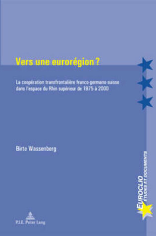 Cover of Vers Une Euroregion ?