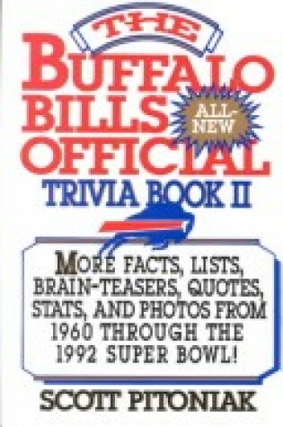 Cover of The Buffalo Bills Official All New Trivia Book, II