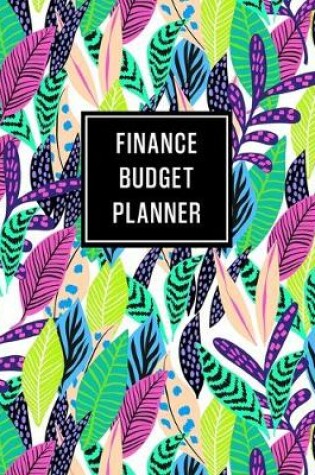 Cover of Finance Budget Planner