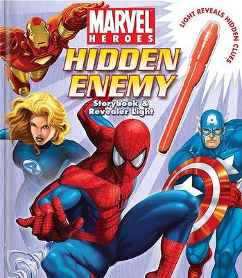 Cover of Marvel Heroes Hidden Enemy Action Adventure & Revealer Light