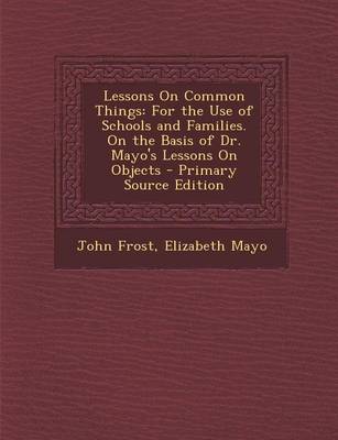 Book cover for Lessons on Common Things