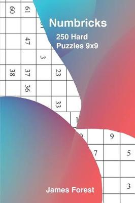 Book cover for 250 Numbricks 9x9 hard puzzles