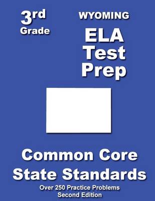 Book cover for Wyoming 3rd Grade ELA Test Prep