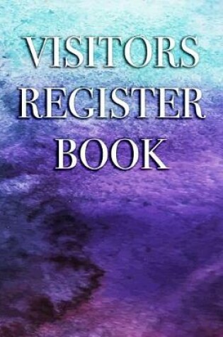 Cover of Visitors Register Book