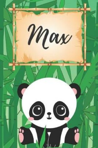 Cover of Max Notizbuch Panda / Malbuch / Kritzelbuch / Tagebuch / Journal / DIN A5 / Geschenke