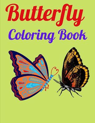 Book cover for Butterfly Coloring Book