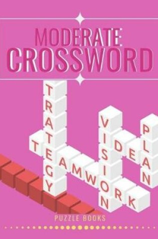 Cover of Moderate Crossword Puzzle Books