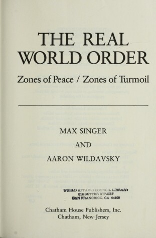 Book cover for The Real World Order