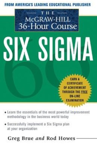 Cover of The McGraw Hill 36 Hour Six Sigma Course