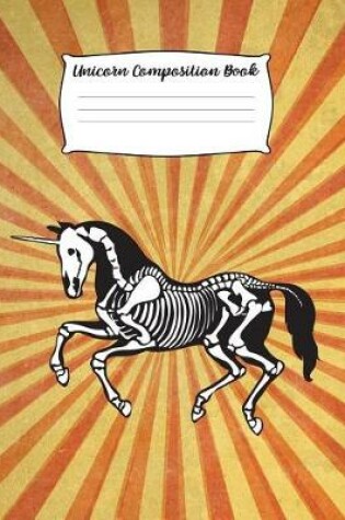 Cover of Unicorn Composition Book