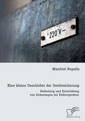 Book cover for Eine kleine Geschichte der Geratesicherung