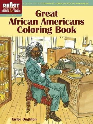 Book cover for Boost Great African Americans Coloring Book