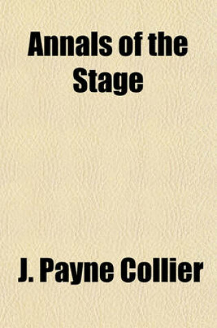 Cover of Annals of the Stage