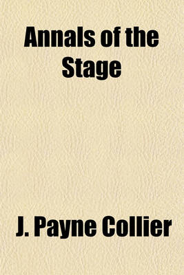 Book cover for Annals of the Stage